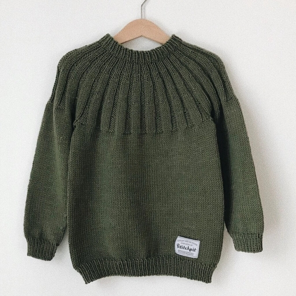 PetiteKnit Pattern Kinder Pullover Haralds Sweater Strickanleitung - PetiteKnit (Heft) Lieblingsgarn