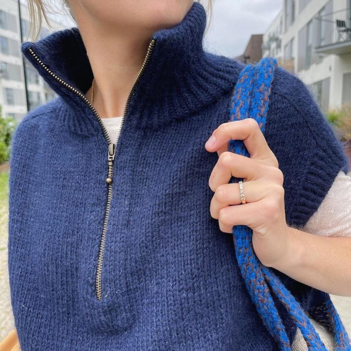 PetiteKnit Zipper Pullunder Damen Lieblingsgarn