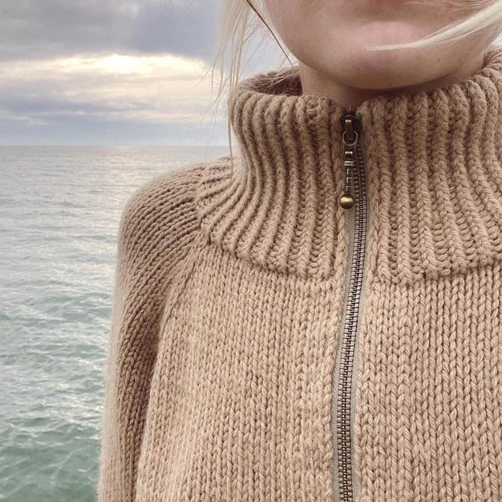 PetiteKnit Pattern Rollkragenpullover Zipper Sweater Strickanleitung - PetiteKnit (Heft) Lieblingsgarn