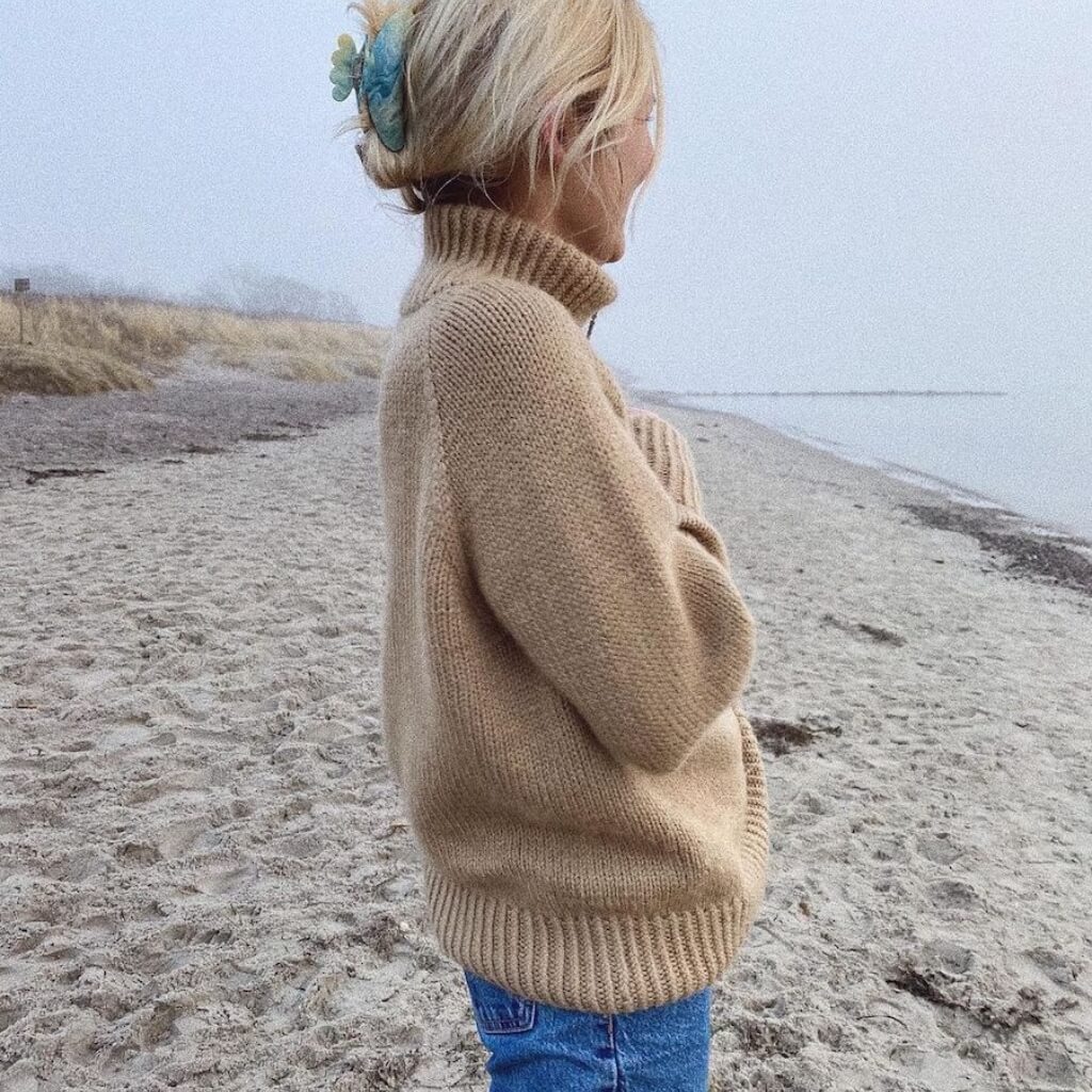 PetiteKnit Pattern Rollkragenpullover Zipper Sweater Strickanleitung - PetiteKnit (Heft) Lieblingsgarn