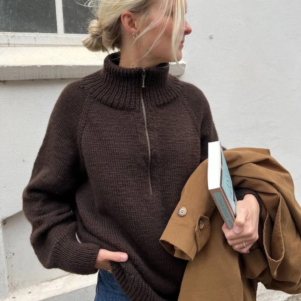 PetiteKnit Zipper Sweater Light Lieblingsgarn