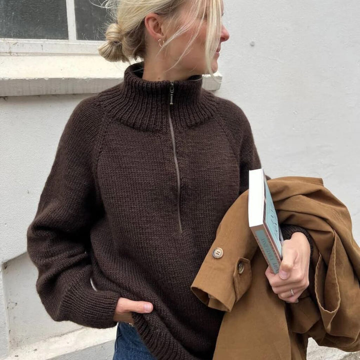PetiteKnit Zipper Sweater Light Lieblingsgarn