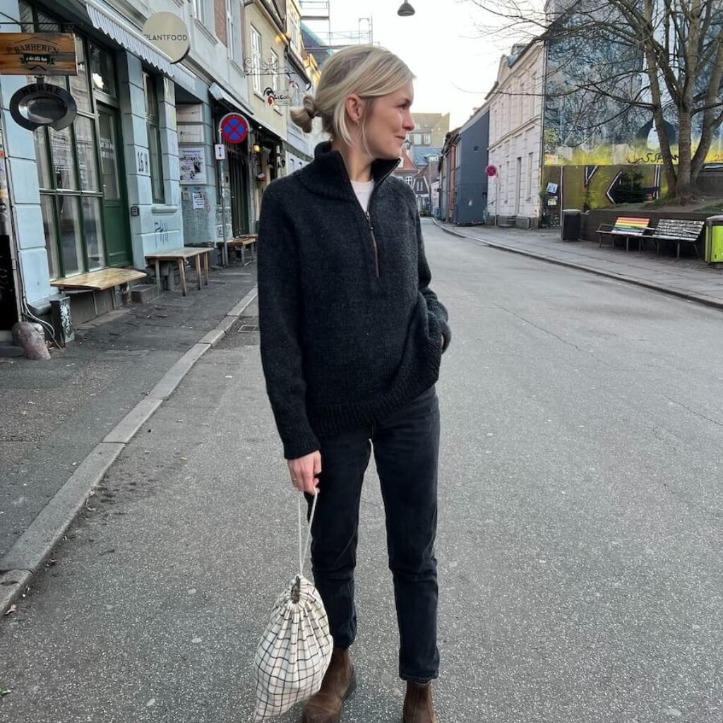 PetiteKnit Zipper Sweater Light Lieblingsgarn
