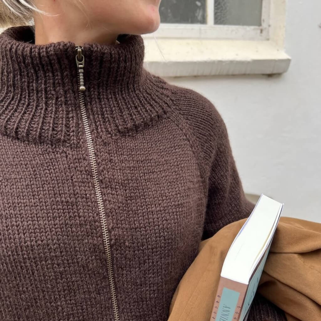 PetiteKnit Zipper Sweater Light Lieblingsgarn