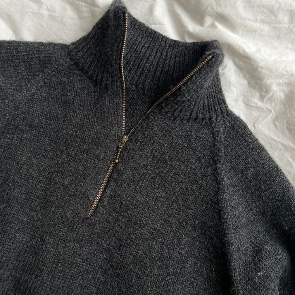 PetiteKnit Zipper Sweater Light Herren Lieblingsgarn