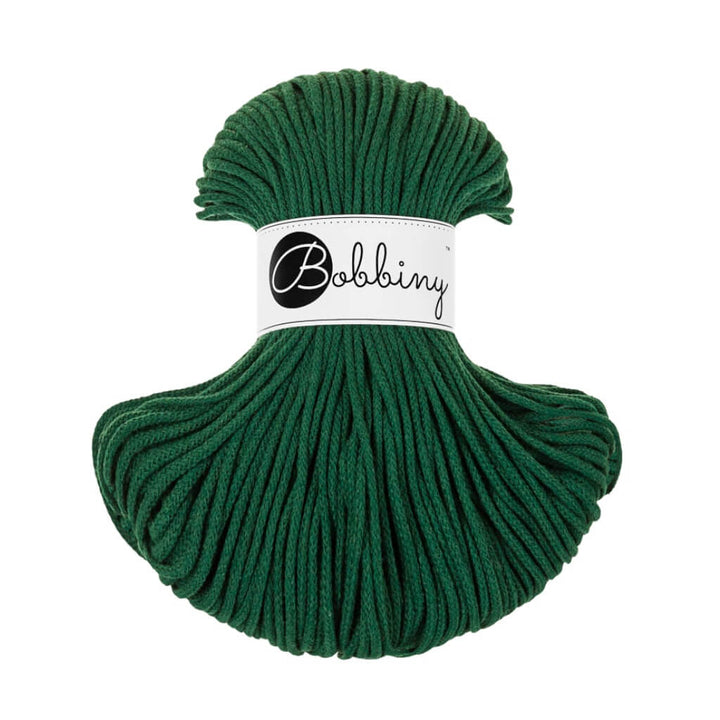 Bobbiny Makramee Pine Green Bobbiny Kordel Junior 3mm x 100 m Lieblingsgarn