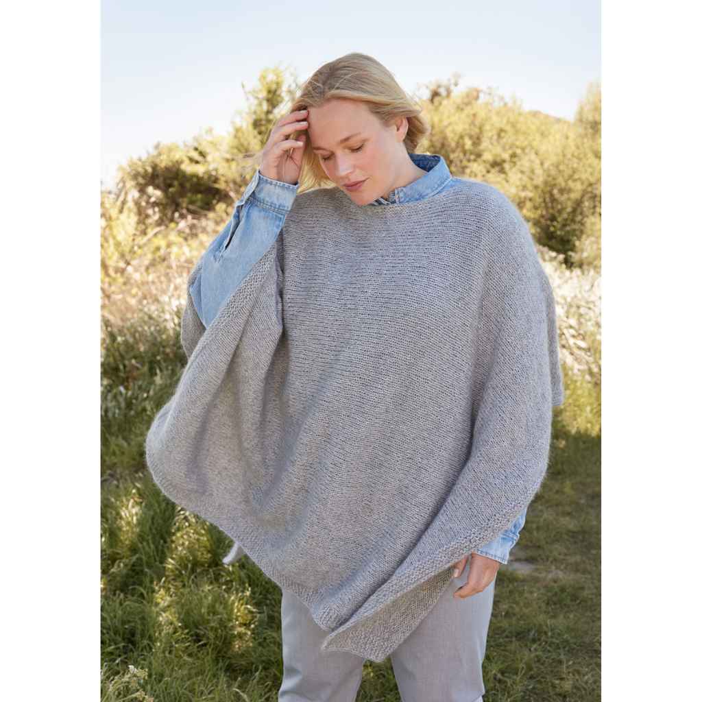 Poncho Strickanleitung - Lana Grossa (PDF)