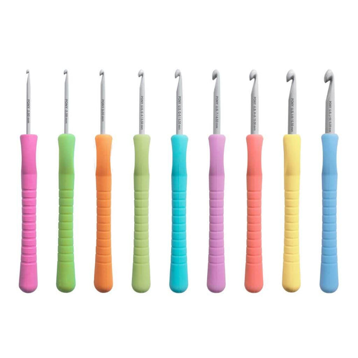 Pony Easy Grip Häkelnadel Set