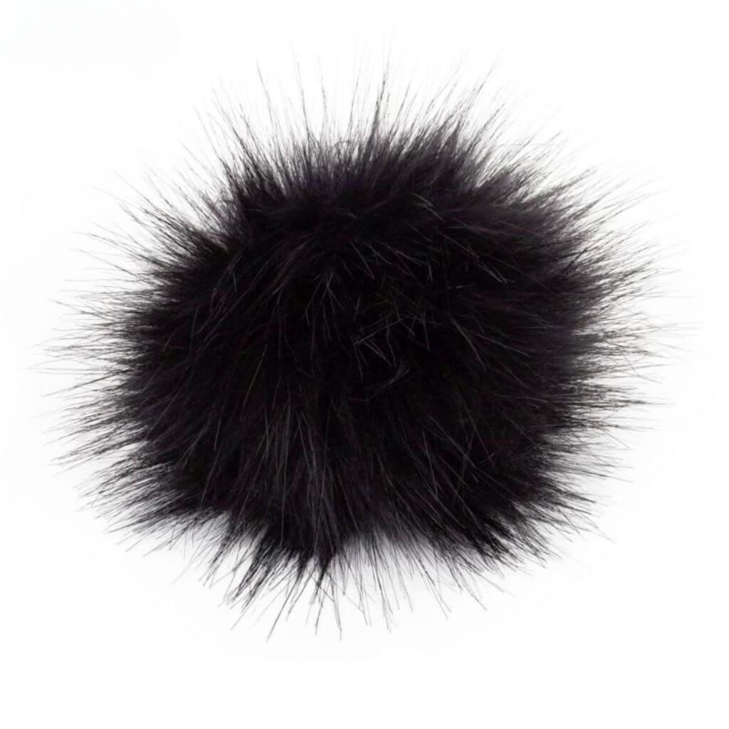 Pro Lana black Pro Lana Fell Pompon einzel Lieblingsgarn