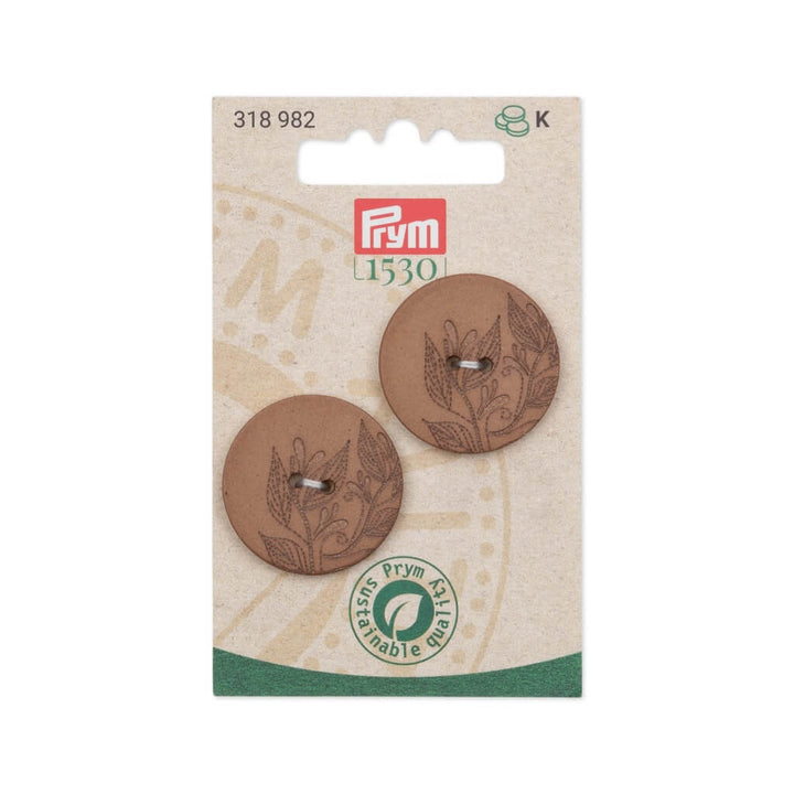 Prym Prym 1530 Hanf-Knöpfe 28 mm hellbraun Lieblingsgarn
