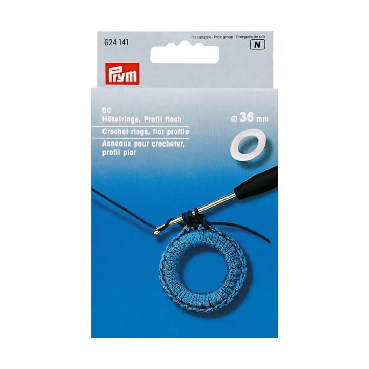 Prym flach 36 mm Prym Häkelringe Lieblingsgarn