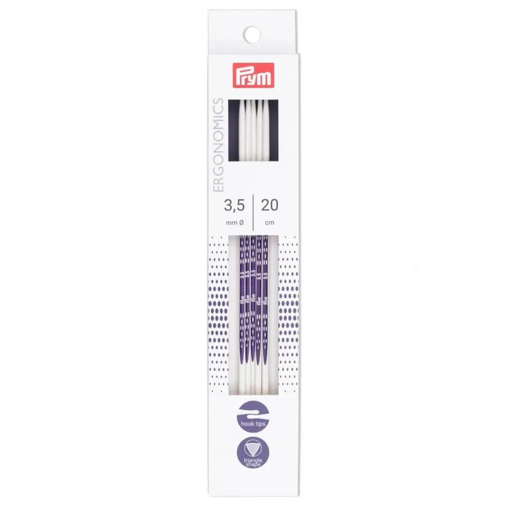 Prym 20 / 3,5 Prym Ergonomics Strumpfstricknadeln 20 cm Lieblingsgarn
