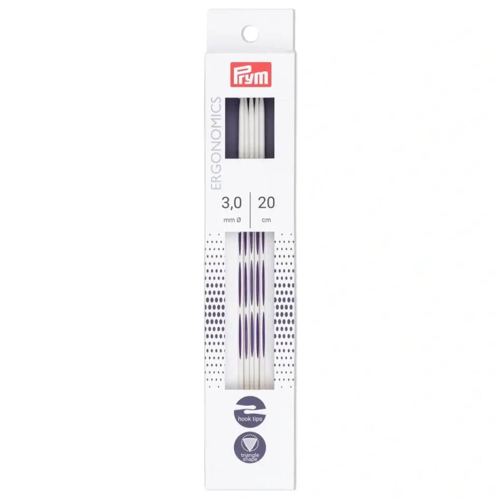 Prym 20 / 3 Prym Ergonomics Strumpfstricknadeln 20 cm Lieblingsgarn