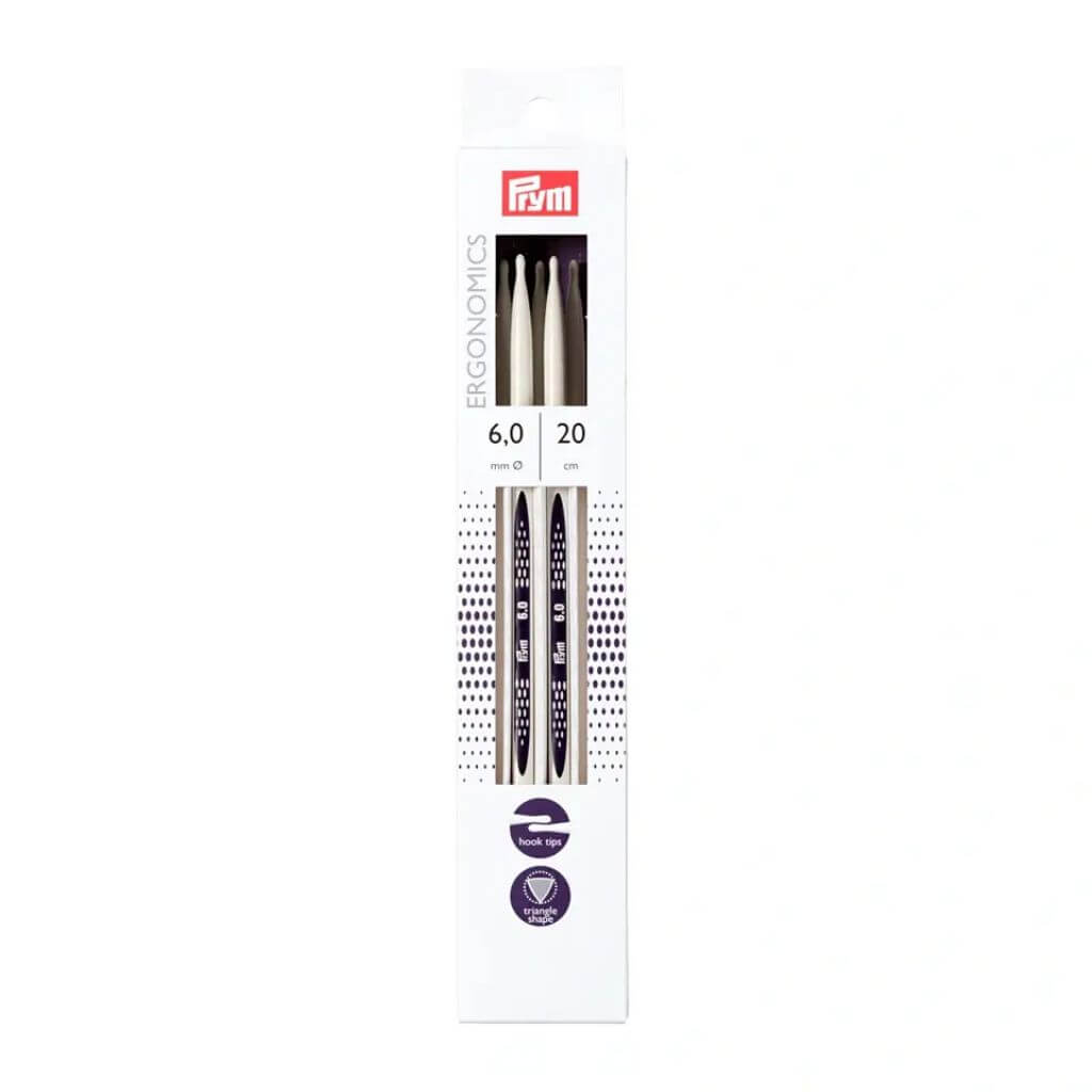 Prym 20 / 6 Prym Ergonomics Strumpfstricknadeln 20 cm Lieblingsgarn