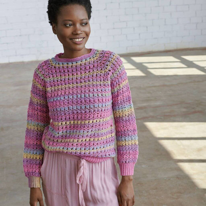 Katia Damen Pullover Bottom-Up Häkelanleitung - Katia (PDF) Lieblingsgarn
