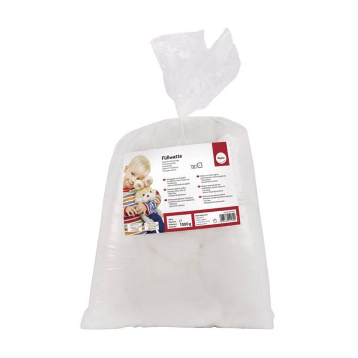 Rayher 1 kg Rayher Füllwatte, hochflauschig, Flocken Lieblingsgarn