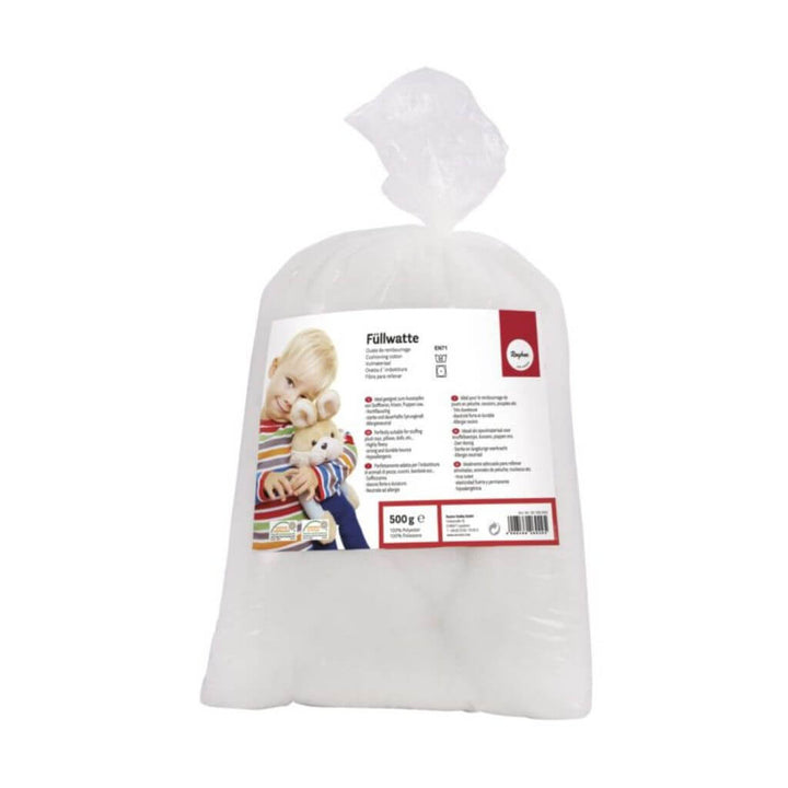 Rayher 500 g Rayher Füllwatte, hochflauschig, Flocken Lieblingsgarn