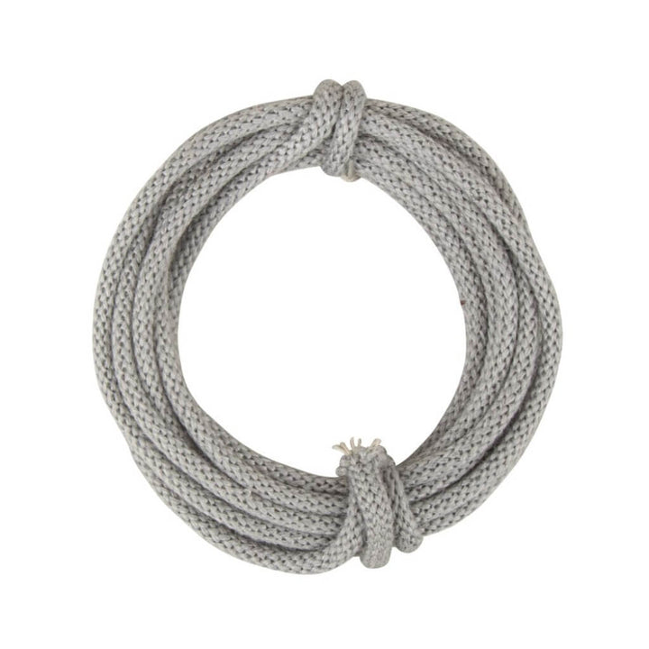 Rayher Strickschlauch mit Draht 5 mm hellgrau Lieblingsgarn