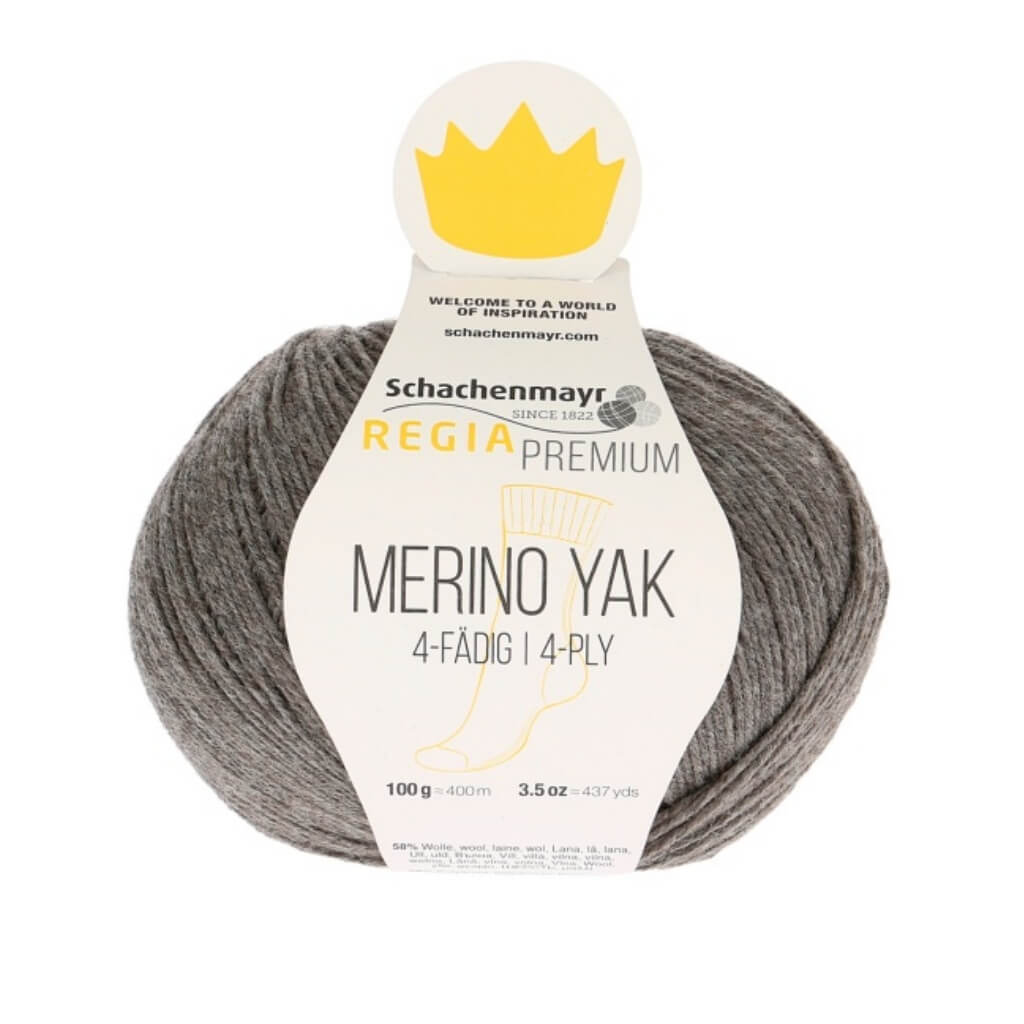 Schachenmayr 7511 - Kiesel Meliert Schachenmayr Regia Premium Merino Yak Lieblingsgarn