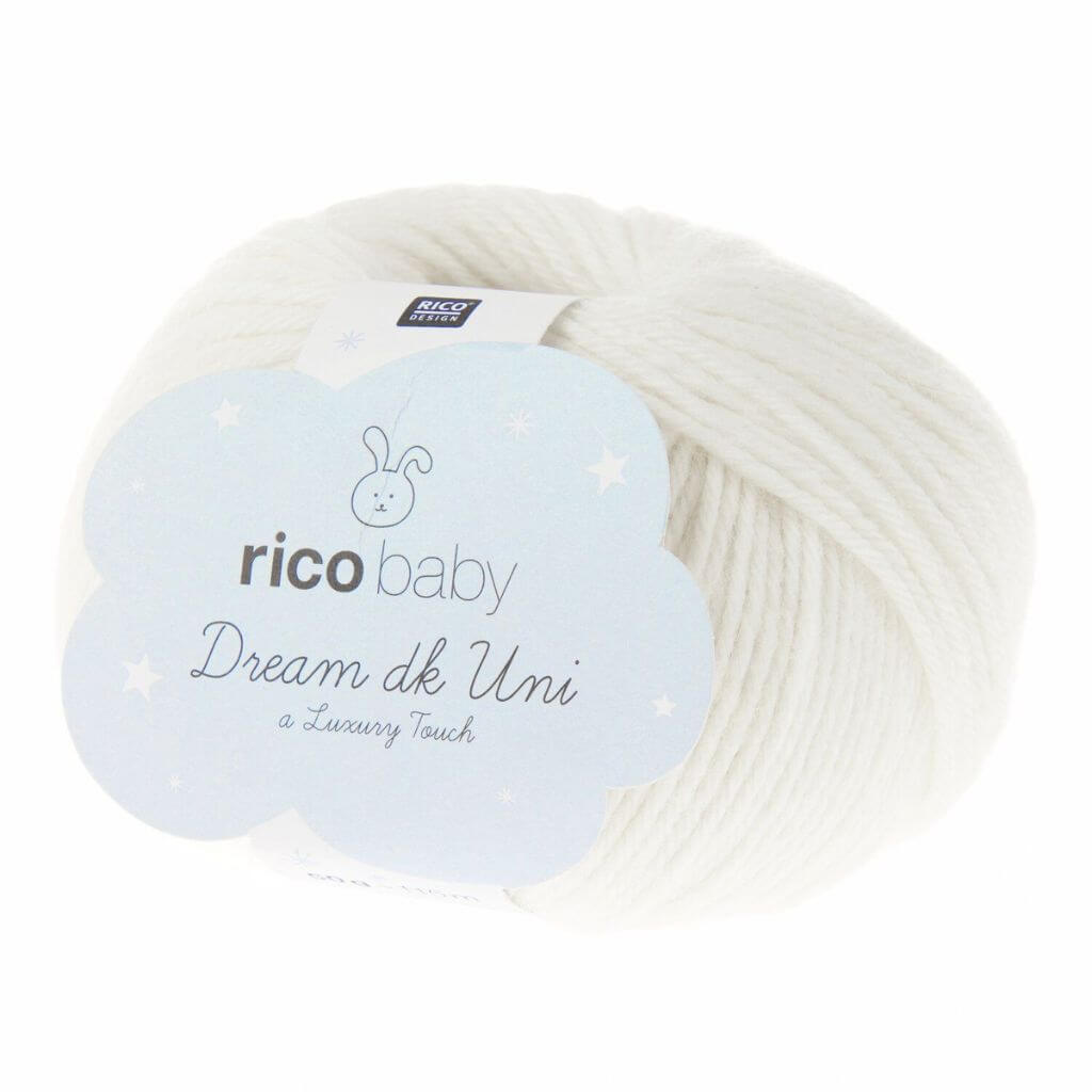 Rico Design 030 - offwhite Rico Design Baby Dream Uni DK - 50g Lieblingsgarn