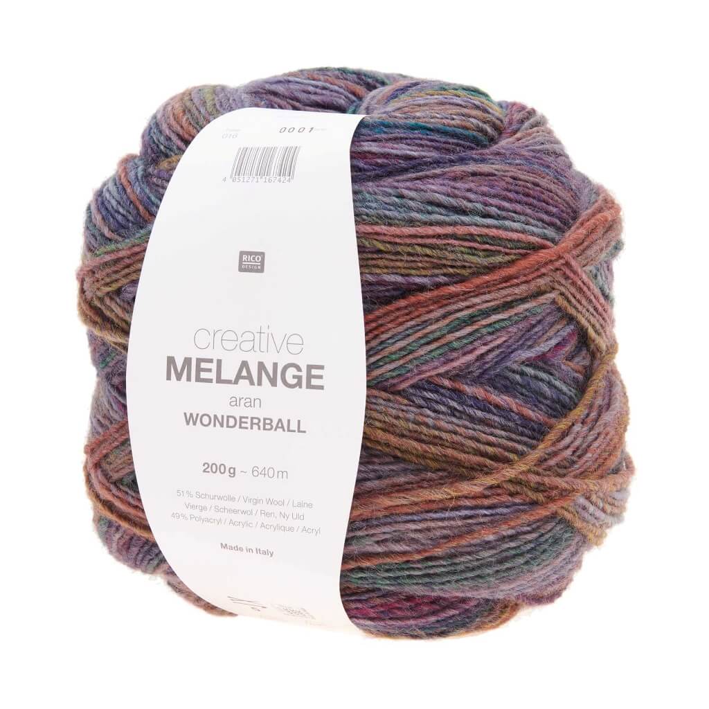 Rico Design Rico Design Creative Melange Aran Wonderball 200g Lieblingsgarn