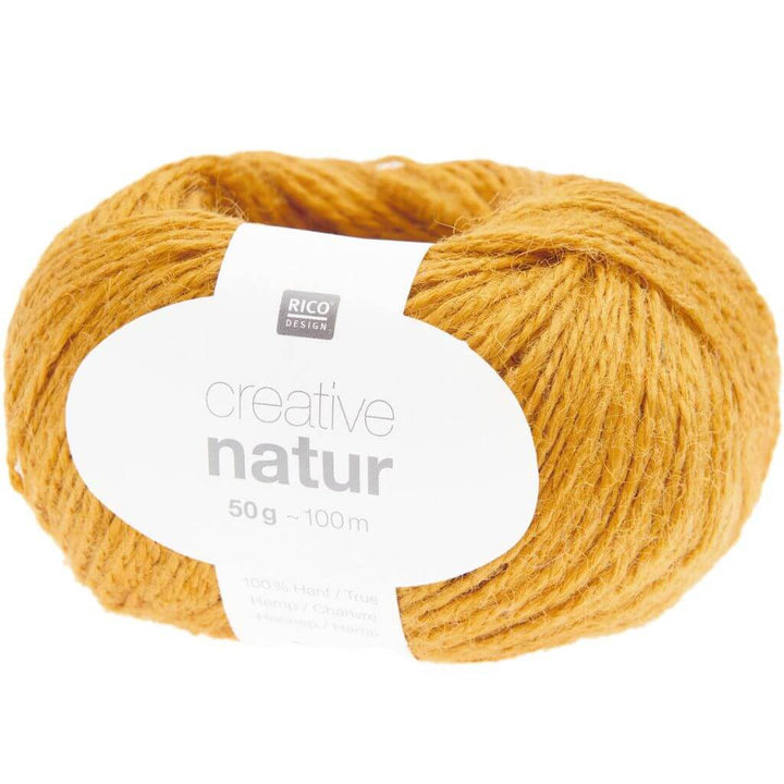 Rico Design 004 - Senf Rico Design Creative Natur 50 g - Hanfgarn Lieblingsgarn