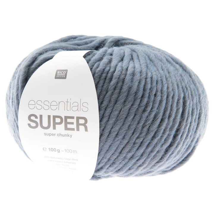 Rico Design 038 - Rauchblau Rico Design Essentials Super Super Chunky - 100g Lieblingsgarn