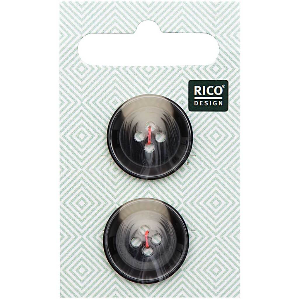 Rico Design Rico Design Knöpfe strukturiert 22 mm Lieblingsgarn