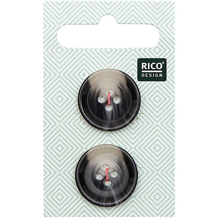Rico Design Rico Design Knöpfe strukturiert 22 mm Lieblingsgarn