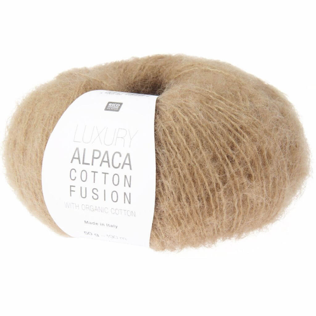 Rico Design 010 - camel Rico Design Luxury Alpaca Cotton Fusion Lieblingsgarn