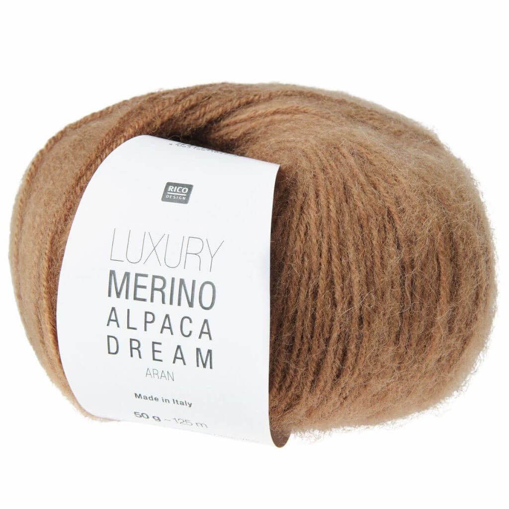 Rico Design 010 - nougat Rico Design Luxury Merino Alpaca Dream aran Lieblingsgarn