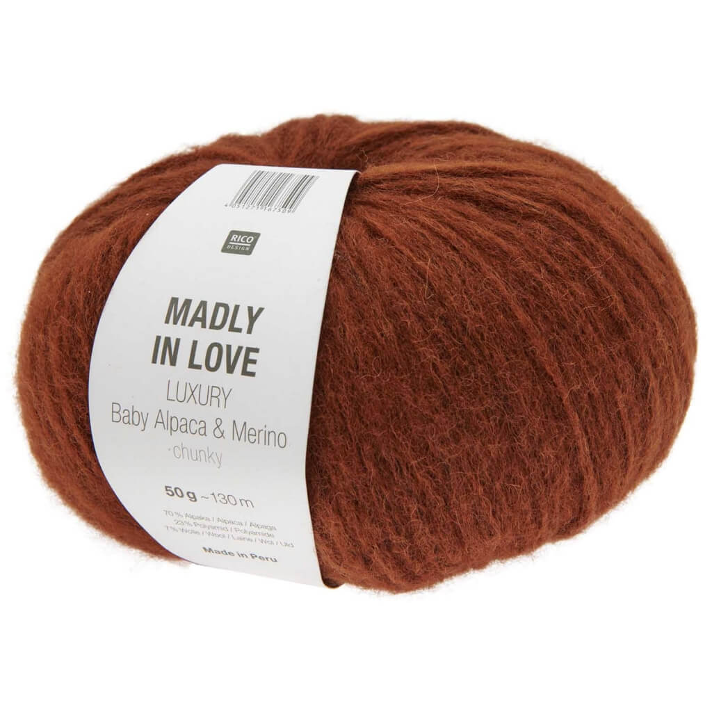 Rico Design 006 - Nougat Rico Design Luxury Baby Alpaca &amp; Merino Chunky - Madly in love Lieblingsgarn