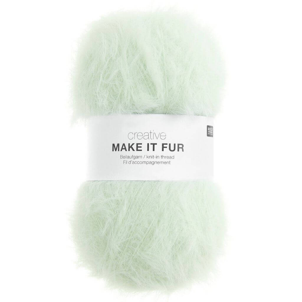 Rico Design 005 - eisblau Rico Design Creative Make It Fur 50g Lieblingsgarn