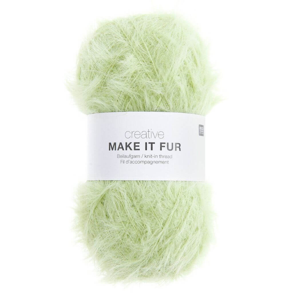 Rico Design 007 - pistazie Rico Design Creative Make It Fur 50g Lieblingsgarn
