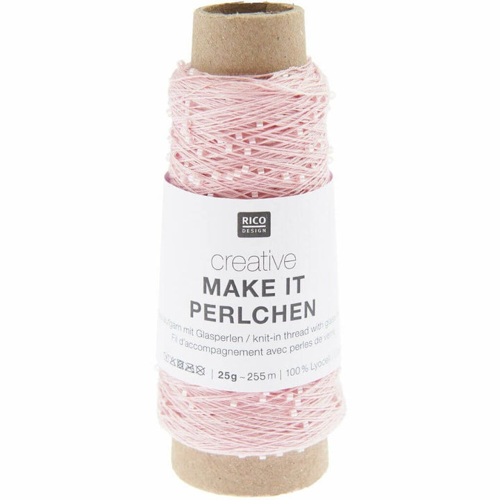 Rico Design 002 - rosenquarz Rico Design Creative Make It Perlchen 25g Lieblingsgarn