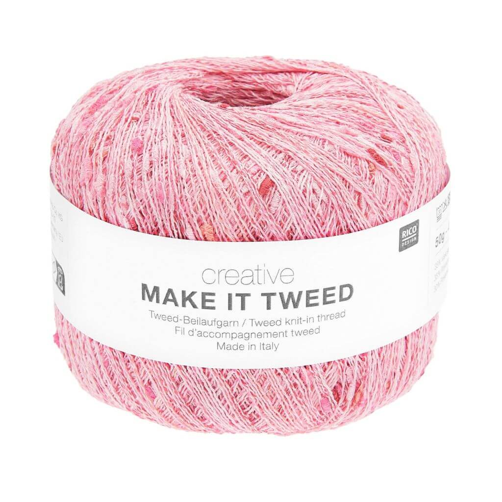 Rico Design 003 - Bubblegum Rico Design Creative Make It Tweed 50g Lieblingsgarn