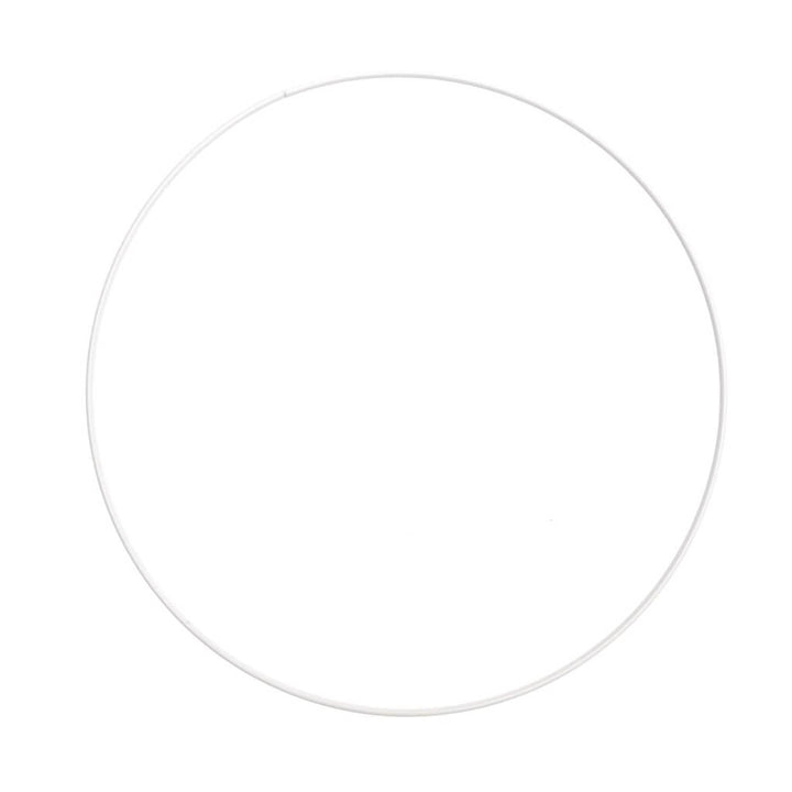 Rico Design 20 Rico Design Metallring Weiss Rund 10 - 30 cm Lieblingsgarn