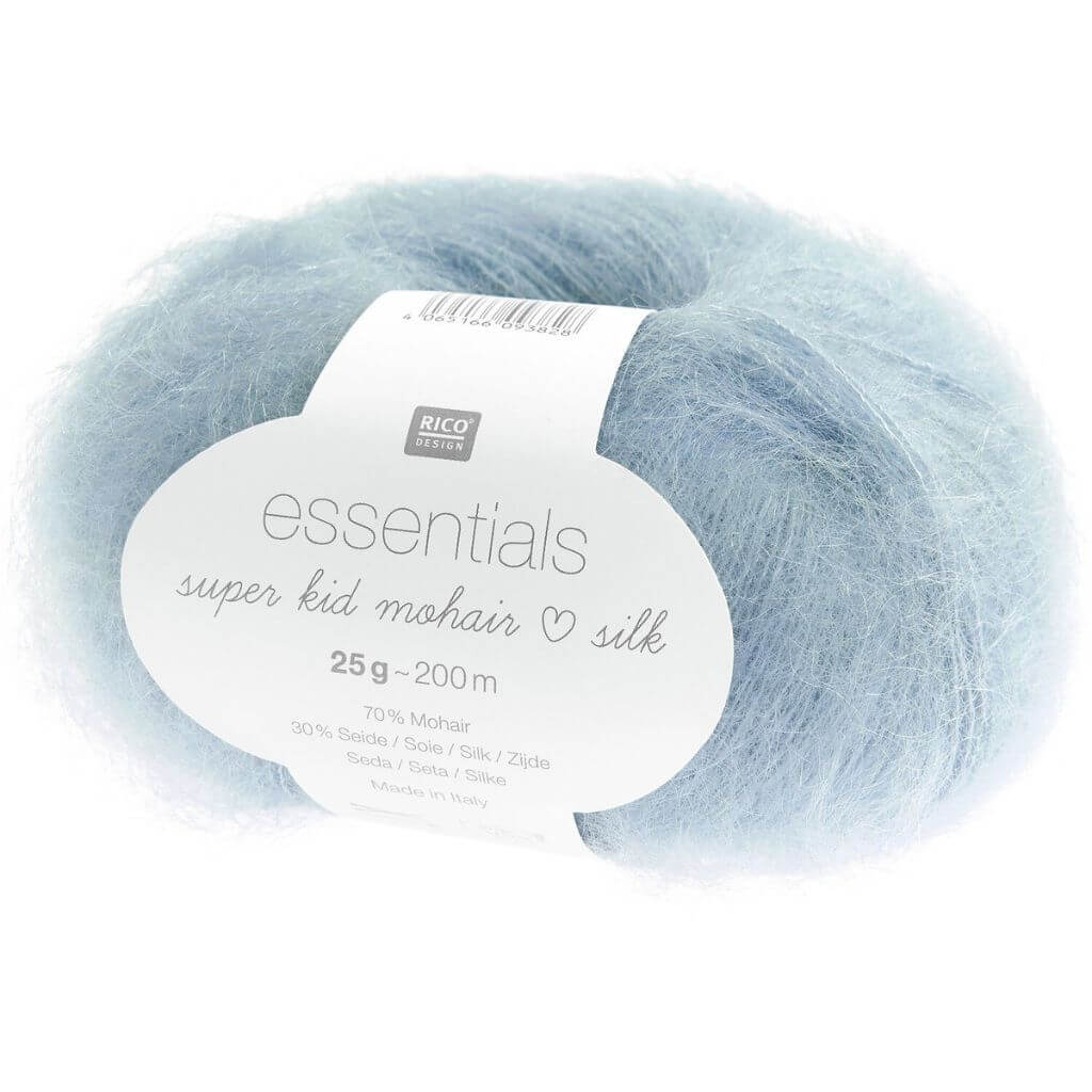 Rico Design 070 - taubenblau Rico Design Essentials Super Kid Mohair Loves Silk Lieblingsgarn