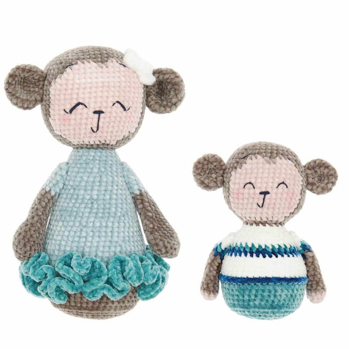 Rico Design Amigurumi Affenmama &amp; Max Häkelanleitung - Rico Design (Heft) Lieblingsgarn