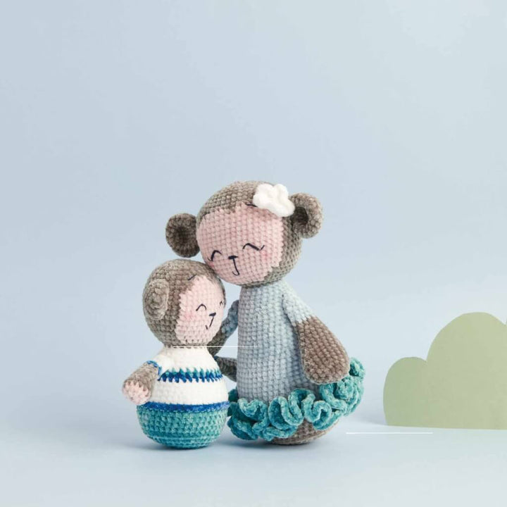 Rico Design Pattern Amigurumi Affenmama &amp; Max Häkelanleitung - Rico Design (Heft) Lieblingsgarn