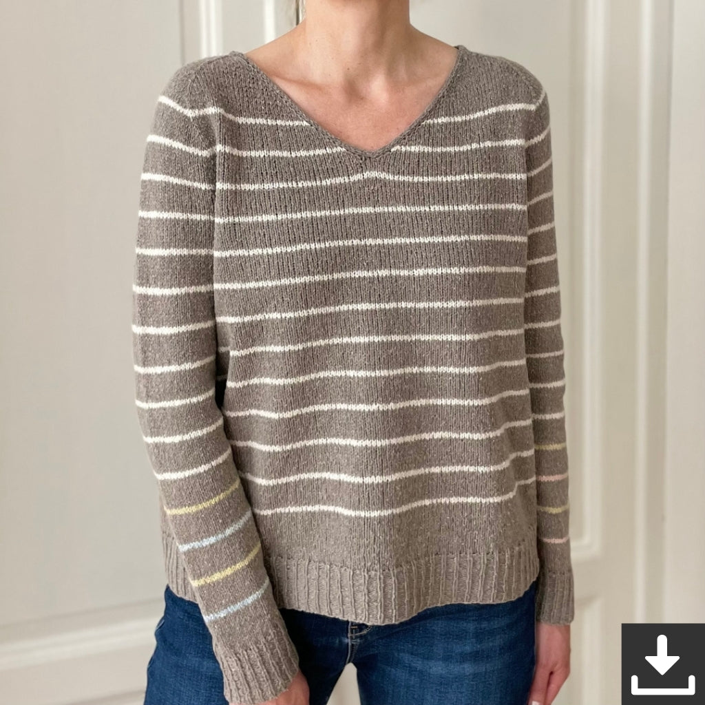 Strickauszeit Ringa Pullover Strickanleitung - Strickauszeit (PDF) Lieblingsgarn