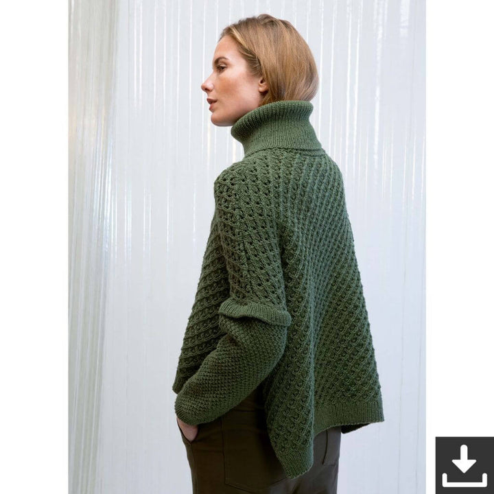 Lang Yarns Pattern Rollkragenpullover für Damen Strickanleitung - Lang Yarns (PDF) Lieblingsgarn