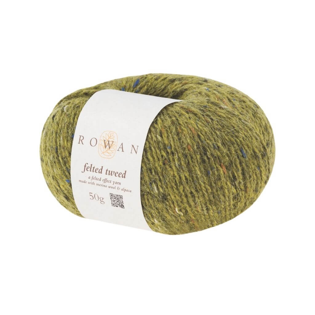 Rowan Felted Tweed, Farbe 161 avocado – Alpaka, Schurwolle und Viskose bei Lieblingsgarn