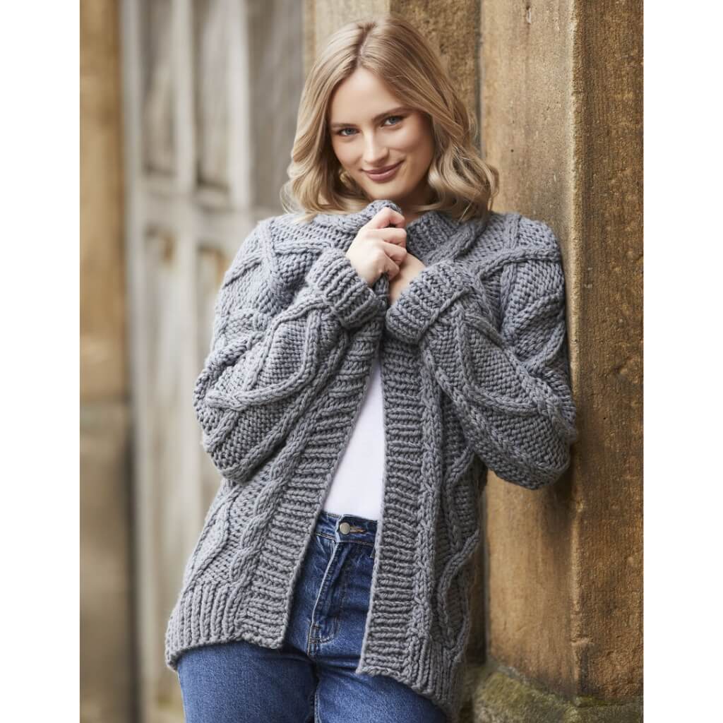 Rowan Big Wool Cabled Jacket - Rowan Quick Knits Lieblingsgarn