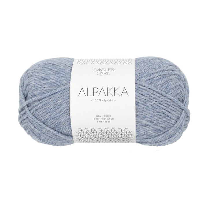 Sandnes Garn Alpakka 50g 6221 - Lys Blåmelert Lieblingsgarn