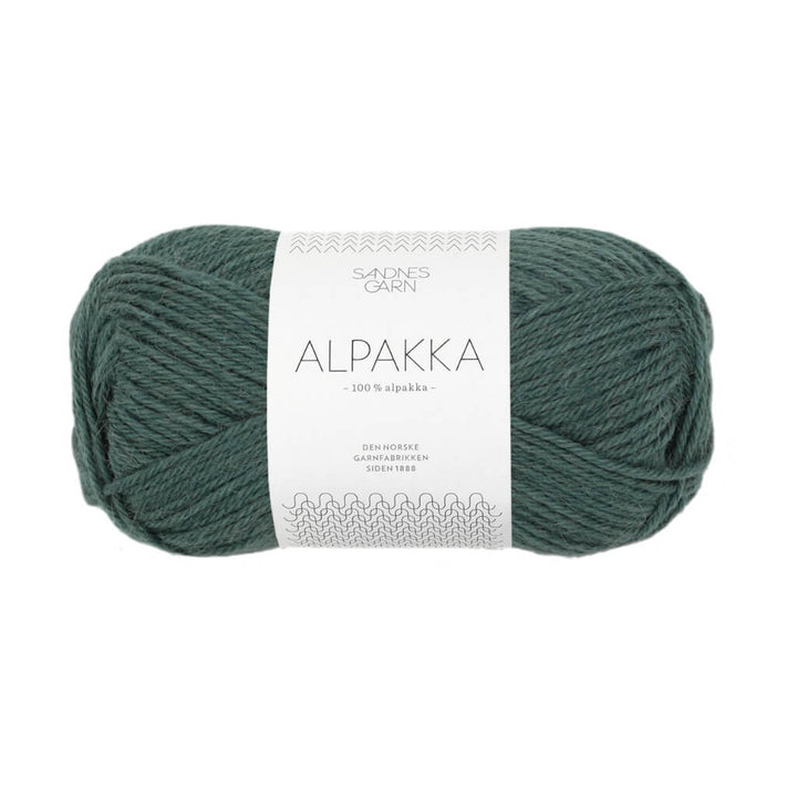 Sandnes Garn Alpakka 50g 7572 - Støvet Grønn Lieblingsgarn