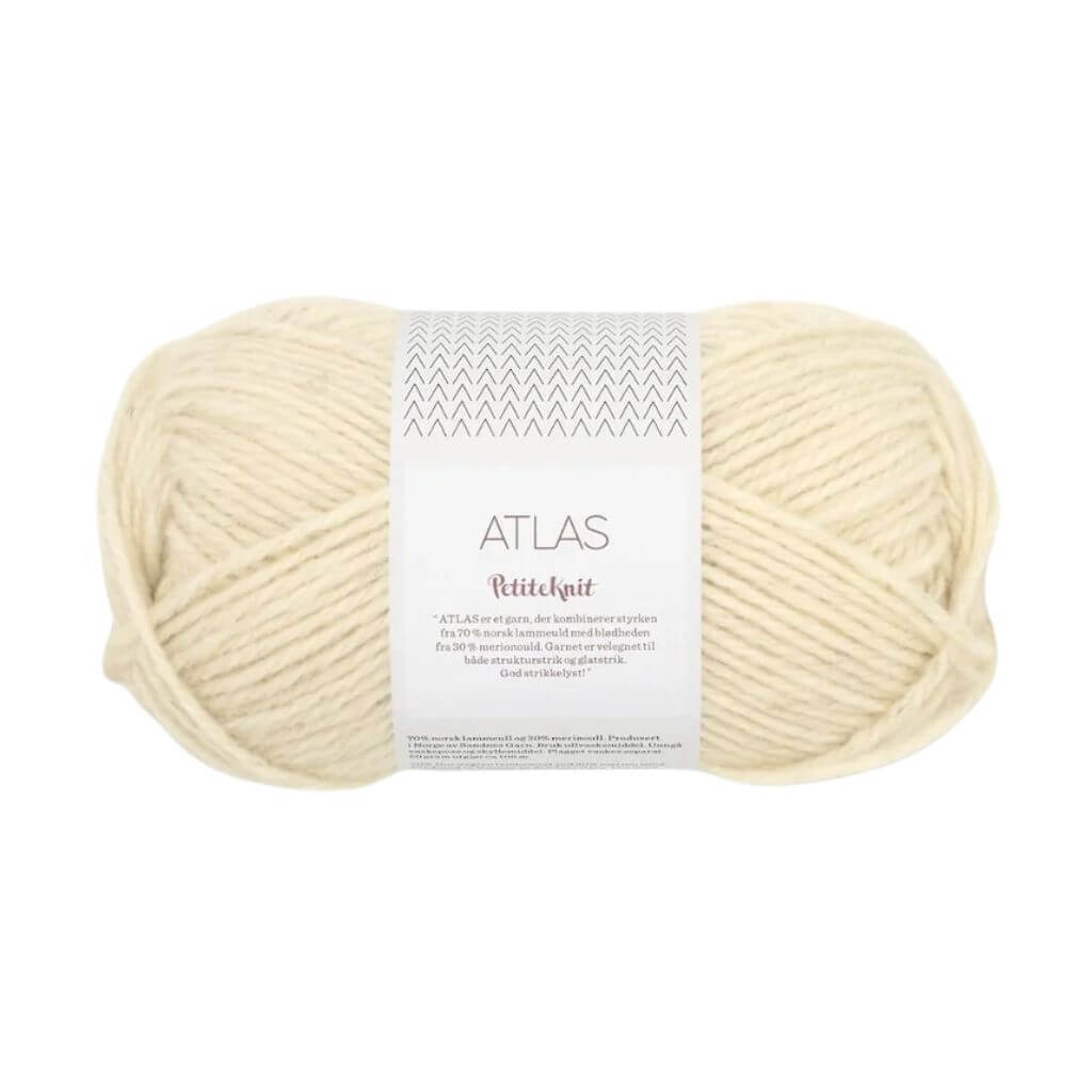 Sandnes Garn 1016 - milk melange Sandnes Garn Atlas by PetiteKnit Lieblingsgarn