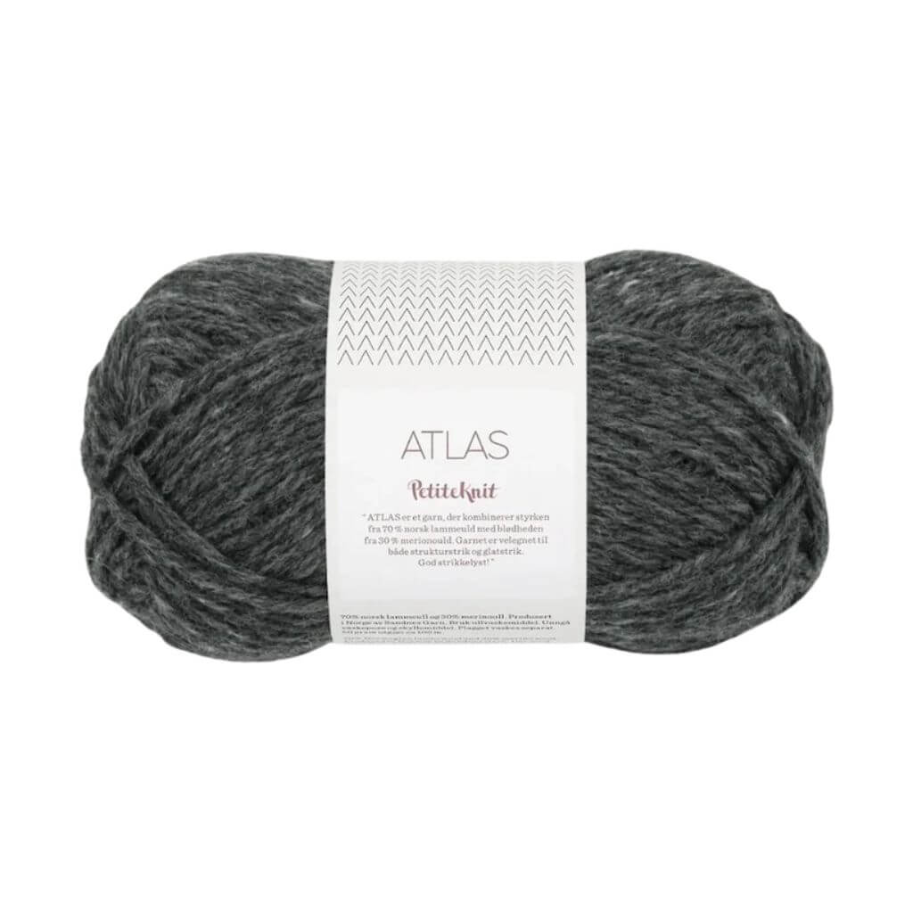 Sandnes Garn 1070 - charcoal melange Sandnes Garn Atlas by PetiteKnit Lieblingsgarn