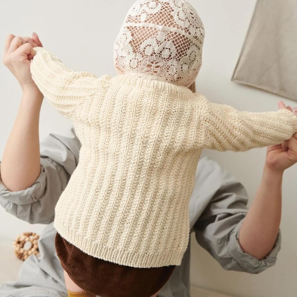 Sandnes Garn Ellis Cardigan Baby Strickanleitung - Sandnes Garn (Heft) Lieblingsgarn