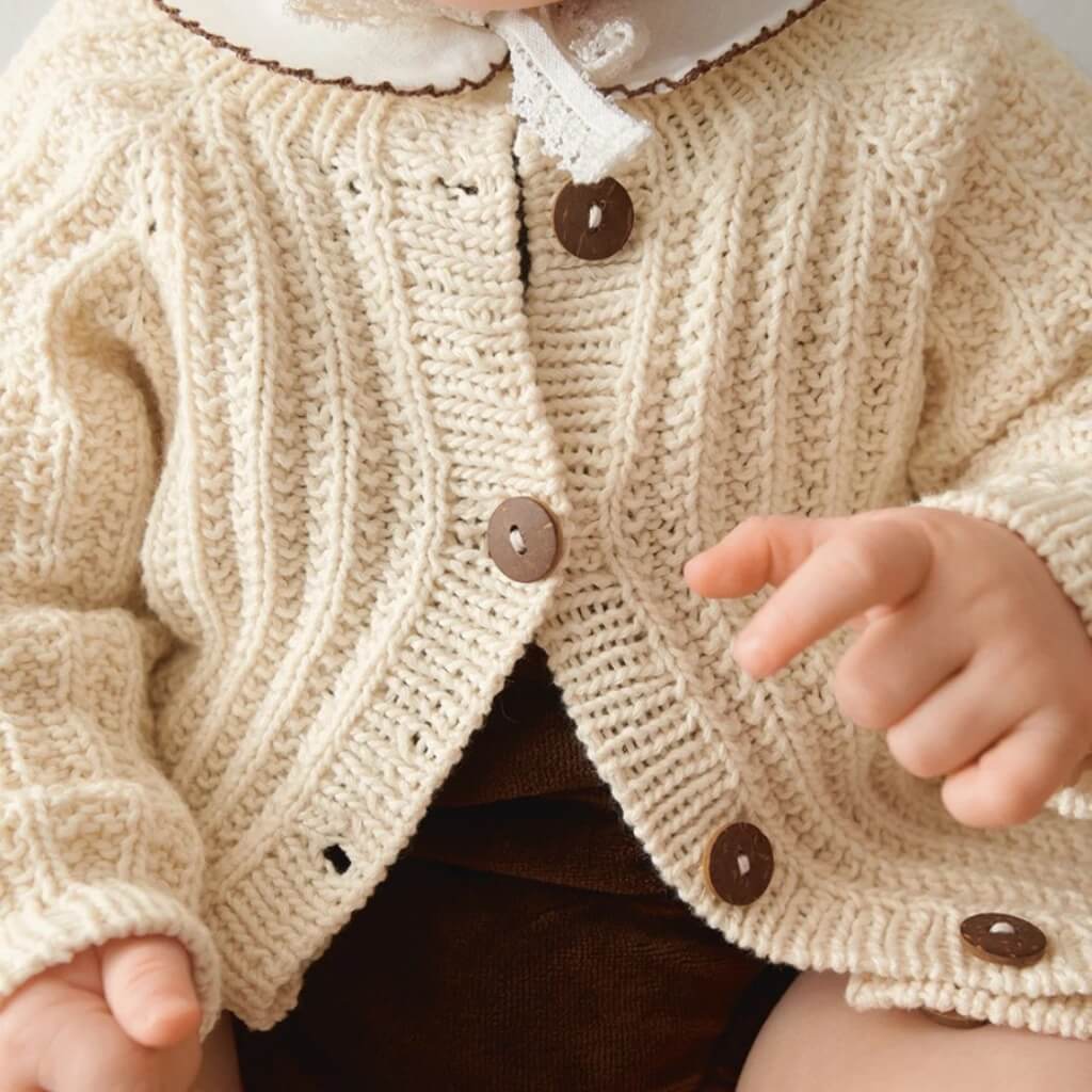 Sandnes Garn Ellis Cardigan Baby Strickanleitung - Sandnes Garn (Heft) Lieblingsgarn